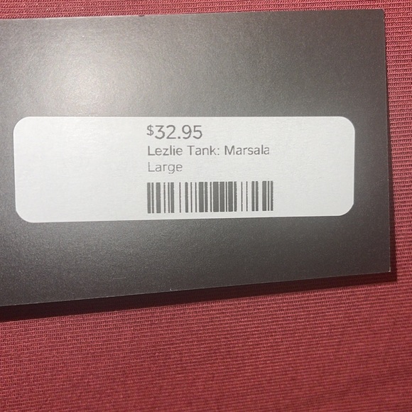 NWT Mittoshop Vneck adj. Straps Babydoll Style Tank Top SZ L in Brickred - Picture 6 of 8